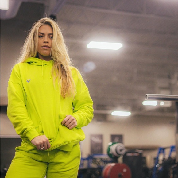 Neon jogger hoodie set Violatethedresscode - Picture 2 of 9